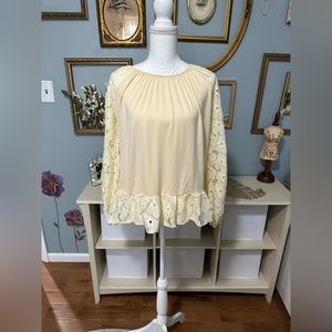 Floral Lace Long Sleeve Shirt